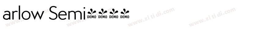arlow Semi字体转换